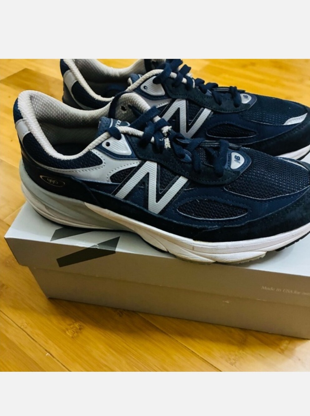 Men’s New Balance 990 v6 Navy blue and Gray Sneakers
